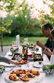 Farm To Table Stocksy United Family Lunch Table Family Gathering Food Family Dinner