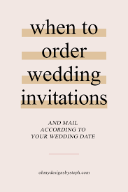 When To Order Wedding Invitations Oh My Designs By Steph Mail Wedding Invitations Order Wedding Invitations Wedding Invitation Stationary