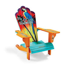 Margaritaville 5 O Clock Somewhere Adirondack Chair Frontgate Adirondack Chairs Painted Adirondack Chair Adirondack Furniture
