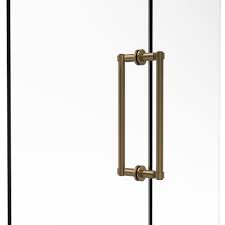 Design 8 hinged shower door. Satin Nickel Allied Brass 405 12bb Contemporary 12 Inch Back Shower Door Pull Tools Home Improvement Bathroom Fixtures Adios Co Il