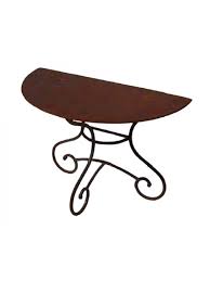 La console vancouver est équipée d'un plateau placage de chêne et d'un châssis en métal gris. Small Console Table 90x45cms Recuperando