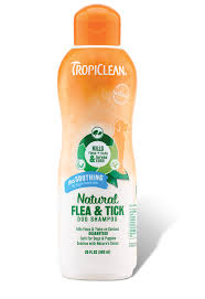 TropiClean Natural Flea & Tick Plus Soothing Shampoo For Dogs - TropiClean  Pet Products For Dogs And Cats