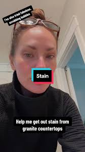 Toilet Bowl Cleaner Stain Granite Counter