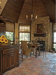 Terra Cotta Tile Kitchen Floor Kitchen Flooring Beautiful Kitchens Rustic Kitchen