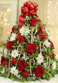 Holiday Flower Tree Christmas Flower Arrangements Holiday Flower Christmas Flowers