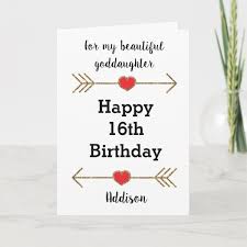 18th Birthday Wishes For Goddaughter Red Hearts And Gold 16th Birthday Goddaughter Card In 2020 Happy Mothers Day Daughter Happy Mother S Day Card 16th Birthday Card