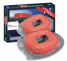 Kolejki bundesligi zmierzy się z rb lipsk. Stadion Bayern Monachium Allianz Arena Puzzle 3d 8585760947 Allegro Pl