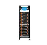 Rack for 8 3U rackmount batteries