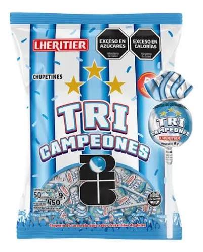 Chupetines Tricampeones Frutales por 50 unidades