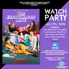 Here's the opening to the babysitter's club 1995 vhs 1. Netflix Babysitters Club Zoom Party Boys Girls Clubs Of Metro Atlanta