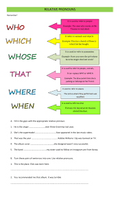 While some relative clauses can be essential to the meaning of a sentence, they are never essential to the sentence being a complete sentence. Relative Clauses Online Exercise For 6th Int