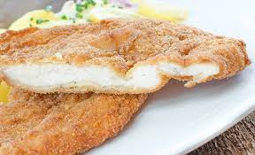 Trutenschnitzel Paniert Rezept Rezept Putenschnitzel Paniert Panieren Lebensmittel Essen