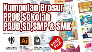 Untuk itu kami dari percetakan digital printing. Gratis Brosur Kumpulan Brosur Penerimaan Siswa Baru Tk Sd Smp Smk Dan Kuliah Terbaru Templatekita Com