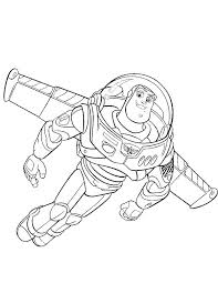 Toy Story Flying Buzz Coloring Pages Toy Story Cartoon Coloring Pages 刺繍 ぬりえ