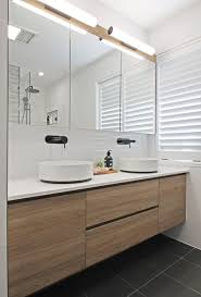 Timberline & adp bathroom vanities in brisbane. Woodgrain Vanity Unit Custom Built Modern Bathroom Brisbane By Brisbane Kitchens And Bathrooms Houzz