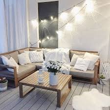 4 Seater Acacia Wood Garden Corner Sofa Set Grey Timor Garden Sofa Set Patio Lounge Furniture Corner Sofa Set