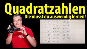 Sie werden von den kindern besonders schnell auswendig gelernt und eigenen sich deshalb gut als einstieg in das kleine. Quadratzahlen Bis 20 Muss Man Auswendig Lernen Mit Lernhilfe Lehrerschmidt Youtube