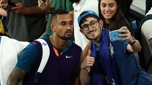 Most recently he was disqualified from the us open in september after he smacked a ball in frustration and unintentionally hit a line judge in the throat. Australian Open 2021 Tennis Live Updates Thiem Vs Kyrgios Djokovic Halep All Coming Up Eurosport