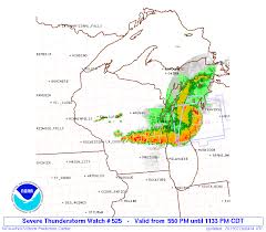According to the nws, a. Storm Prediction Center Pds Severe Thunderstorm Watch 525