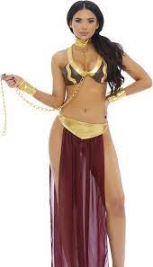 Amazon.com: Forplay Women's Slave For You Sexy Galaxy Movie Character  Costume Adult Costume, burgundy, L/XL: Clothing, Shoes & Jewelry