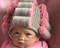 Old Lady Baby Wig Etsy