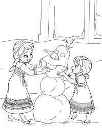 Do You Wanna Build A Snowman Olaf Coloring Pages Frozen Coloring Pages Frozen Coloring Kids Coloring Books