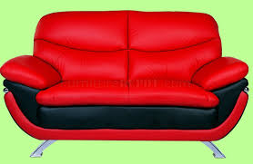 Well known austin sofa bed convertible in red & blackempire w/options regarding red and black sofas view photo 15 of 15. Black And Red Top Grain Leather Upholstery Sofa