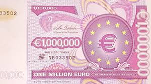 One Million Euro Bank Note Bill 1 000 000 1 Millionen Youtube