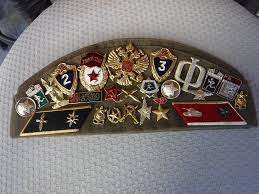 Soviet Military Pilotka Russain Garrison Side Cap Russian Military Pins And Patches Military Hat Canvas Cap War Collectibles Military Pins Military Hat Pin And Patches