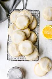 This ooey gooey lemon cookie is soft, creamy, almost melts in your mouth. Glazed Lemon Cookies Soft Two Peas Their Pod
