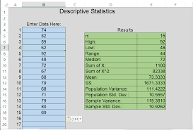 Cross platform, lightning fast, and free. Statistical Spreadsheets Victor Bissonnette