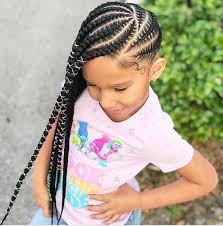 One braid or two braids is a universal hairstyle for kids, but it may look too banal. Kids Lemonades Braids Google Search Lemonade Braids Hairstyles Black Kids Hairstyles Hair Styles