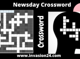 Simply tell us what letters you do have and we'll let you know which words fit the bill. Newsday Com Crosswords Answers Friday March 19 2021 Invasion 24