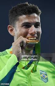 South Korea's Park Sangyoung and Switzerland's Benjamin Steffen react...  News Photo