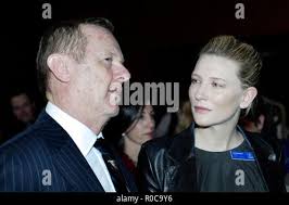 Cate Blanchett with Frank Howarth, Director of the Australian Museum, at  the launch of the 'Surviving