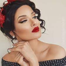 Being The Bonafide Shopping Addicts That We Are We Ve Also Included 10 Of Our Current All Time Favo Wedding Makeup Vintage Red Lip Makeup Wedding Makeup Looks