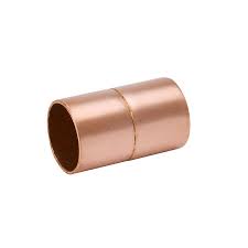 1 copper coupling with dimpled tube stop c x c. Mueller Streamline W 01034 Copper Fittings Carrier Hvac
