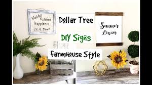 There are ideas for every room in your house (kitchen, bathroom, laundry, closet, office and more!) kitchen dollar store organization and storage ideas. Dollar Tree Diy Farmhouse Wall Art Youtube