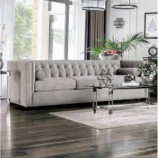 We did not find results for: Beautifully Tailored Light Gray Velvet Sofa Loveseat Set With Double Row Of Silver Nailhead Trim By Furniture Of America