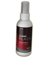 Helps to moisturize the hair. Q Sera Black Anti Sun Anti Ageing Hair Serum