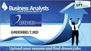 Business Analyst Jobs At Asta Crs Green Belt Md Maryland Jobsearch Optjobs Opt Business Analyst Engineering Jobs Job