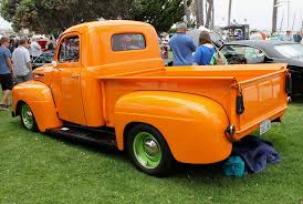 Image result for Orange 1952 Truck