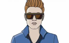 Different men and women characters collection. Famous People Drawings Cartoon