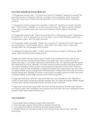 Perkembangan ekonomi di tanah melayu. Isu Penggunaan Kata Dalam Kelas