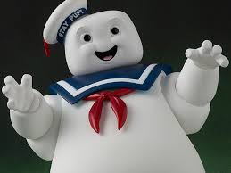 If you thought you saw the marshmallow man from 'ghostbusters' smashing his way through the floor at waterloo station this morning, you'll be pleased to know that you're not still drunk from the weekend. Ghostbusters S H Figuarts Stay Puft Marshmallow Man