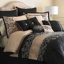 Black Gold And Cream Bedding Jcpenney Comforters And Bedspreads Jcpenney Elizabeth 10 Pc Comforter Set More Want Home Home Decor Black Gold Bedroom