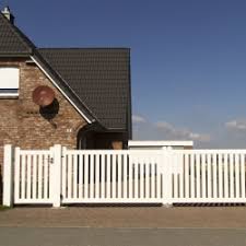 Tor Und Zaun Sichtschutz Aluminium Holz Metall Gitterzaun