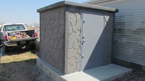The skin can be applied to either the inside or the outside of the studs as long as the steel sheeting faces inside the storm shelter room. Individual Home And Family Tornado Storm Shelters Steel Concrete