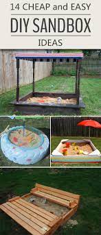 14 Cheap And Easy DIY Sandbox Ideas With Tutorials