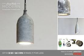 1 i like that lamp kit {i used the 18 inch x do you love my latest diy pendant as much as i do? Homemade Modern Diy Concrete Pendant Lamp 10 Steps With Pictures Instructables